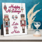 Holiday Nutcracker Lets Go Nuts Fotoplatte (Seite)