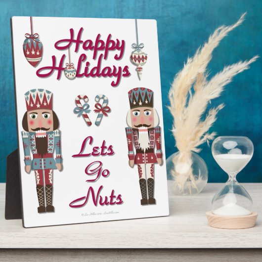 Holiday Nutcracker Lets Go Nuts Fotoplatte (Seite)