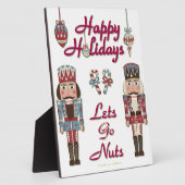Holiday Nutcracker Lets Go Nuts Fotoplatte (Seite)
