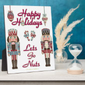 Holiday Nutcracker Lets Go Nuts Fotoplatte (Seite)
