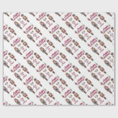 Holiday Nutcracker Lets Go Nuts Geschenkpapier (Flach)