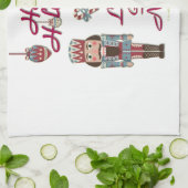 Holiday Nutcracker Lets Go Nuts Handtuch (Gefaltet)
