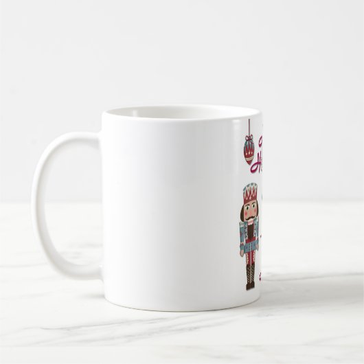 Holiday Nutcracker Lets Go Nuts Kaffeetasse (Links)
