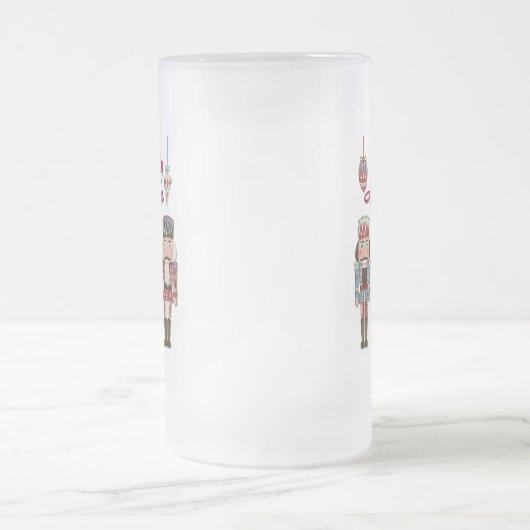 Holiday Nutcracker Lets Go Nuts Mattglas Bierglas (Mittel)