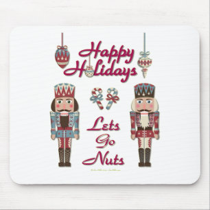 Holiday Nutcracker Lets Go Nuts Mousepad