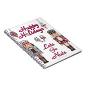 Holiday Nutcracker Lets Go Nuts Notizblock (Rechte Seite)