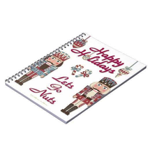 Holiday Nutcracker Lets Go Nuts Notizblock (Linke Seite)