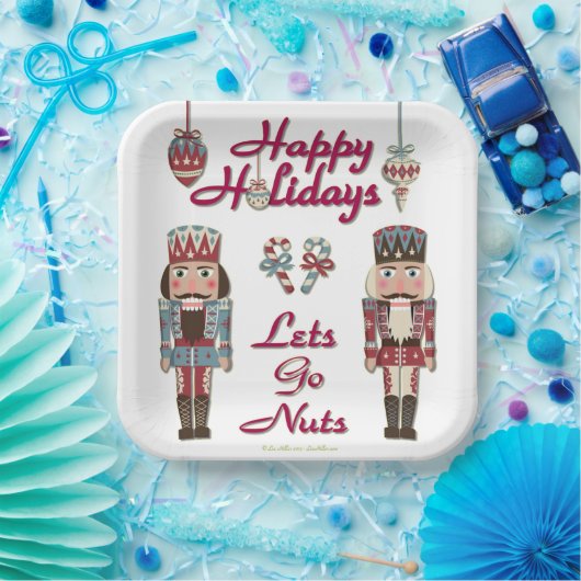 Holiday Nutcracker Lets Go Nuts Pappteller (Party)