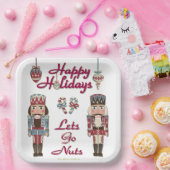 Holiday Nutcracker Lets Go Nuts Pappteller (Party)