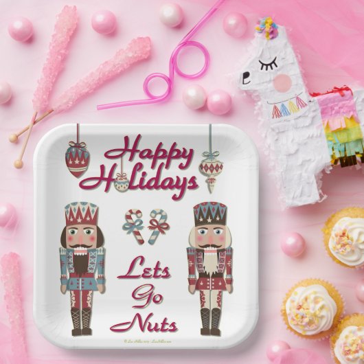 Holiday Nutcracker Lets Go Nuts Pappteller (Party)