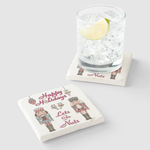 Holiday Nutcracker Lets Go Nuts Steinuntersetzer