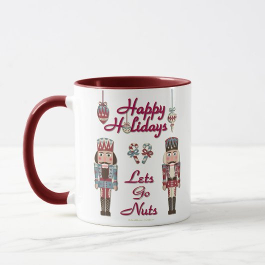 Holiday Nutcracker Lets Go Nuts Tasse (Links)