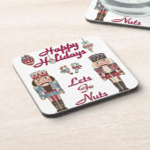 Holiday Nutcracker Lets Go Nuts Untersetzer (Linke Seite)