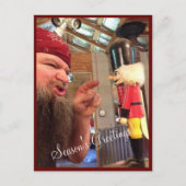 Holiday Nutcracker Postkarte (Vorderseite)