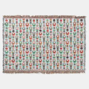 Holiday Nutcracker Throw Blanket Decke