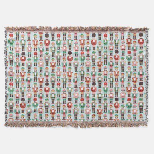 Holiday Nutcracker Throw Blanket Decke (Vorderseite)