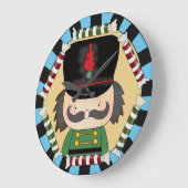 Holiday Nutcracker Wall Clock Große Wanduhr (Winkel)