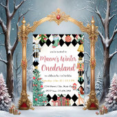 Holiday Nutcracker Winter Onederland Einladung