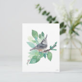 Holiday Nuthatch Bird Feiertagskarte (Stehend Vorderseite)
