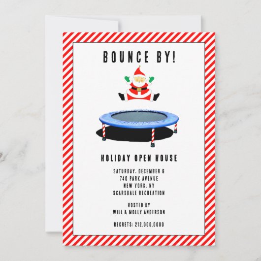 Holiday Open House Einladung (Vorderseite)