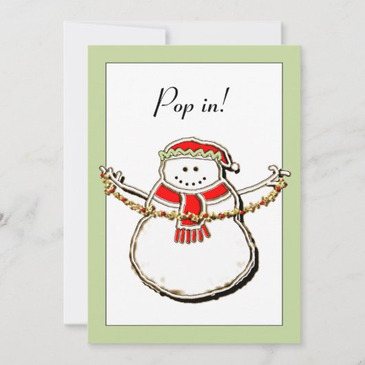 Holiday Open House Einladung (Vorderseite)