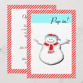 Holiday Open House Einladung (Vorne/Hinten)