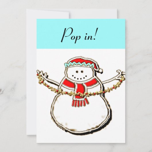 Holiday Open House Einladung (Vorderseite)