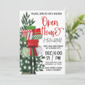 Holiday Open House Einladung (Stehend Vorderseite)