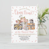 Holiday Open House Einladung (Stehend Vorderseite)