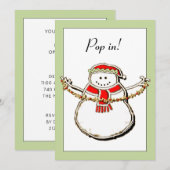 Holiday Open House Einladung (Vorne/Hinten)