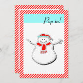 Holiday Open House Einladung (Vorne/Hinten)