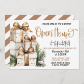 Holiday Open House Einladung (Vorne/Hinten)
