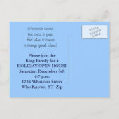 Holiday Open House Einladung (Rückseite)