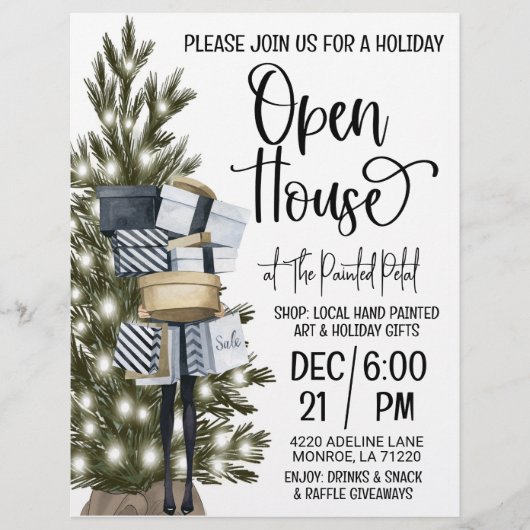 Holiday Open House Flyer (Vorne)