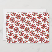 Holiday Open House Gingerbret Cookie Peppermint Einladung (Rückseite)