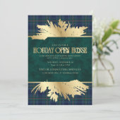 Holiday Open House Invitation Einladung (Stehend Vorderseite)