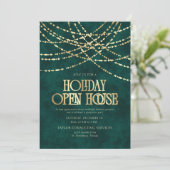 Holiday Open House Invitation Einladung (Stehend Vorderseite)