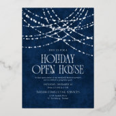 Holiday Open House Invitation Folieneinladung (Vorderseite)
