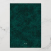 Holiday Open House Invitation Folieneinladung (Rückseite)