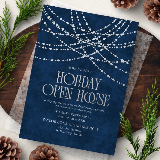 Holiday Open House Invitation Folieneinladung