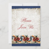 Holiday Open House Rosemaling Einladung (Vorderseite)