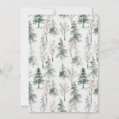 Holiday Open House Weihnachten Party Einladung (Rückseite)