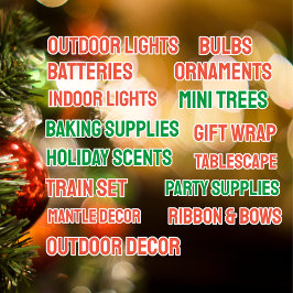 Holiday Organisieren individuell anpassbare Vinyl  Aufkleber