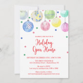 Holiday Ornament Holiday Open House Einladung (Vorderseite)