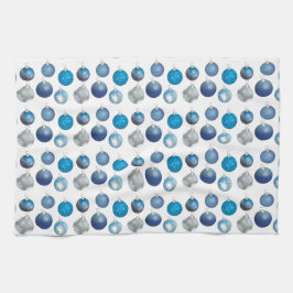 Holiday Ornament Küchentuch - blau