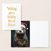 Holiday Otter Folienkarte (Anzeige)