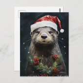 Holiday Otter Postkarte (Vorne/Hinten)
