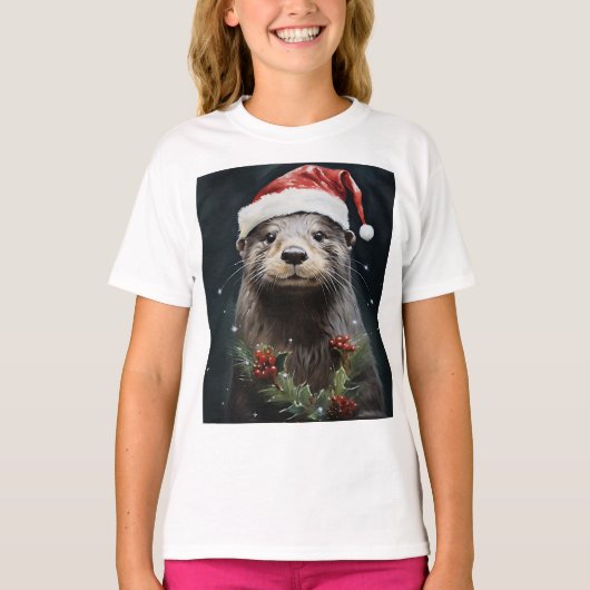 Holiday Otter T-Shirt (Vorderseite)