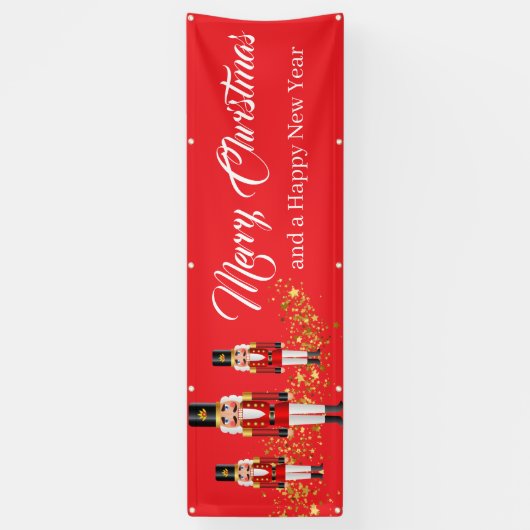Holiday Outdoor Banner Nutcracker (Vertikal)