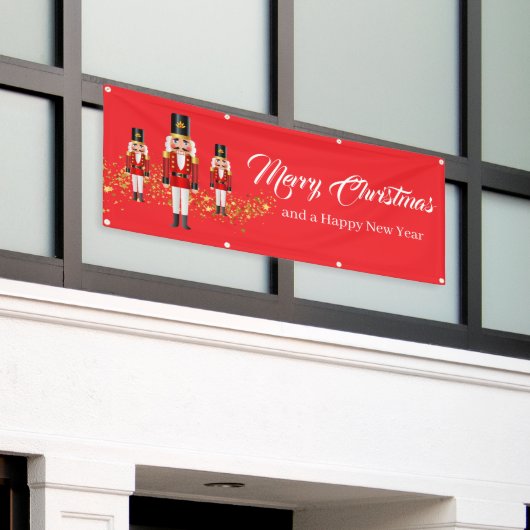 Holiday Outdoor Banner Nutcracker (Äußeres Gebäude)